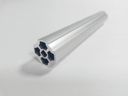Bastidor de aluminio estructural plateado plano de la tubería 6063-T5 para el banco de trabajo/el carro