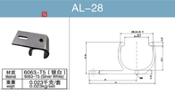 Fijaciones que se inclinan móviles de aluminio con AL-28 superficial pulido