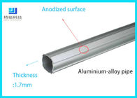 grueso 1.7m m 4m/Bar blanco de plata AL-2817 del tubo de la aleación de aluminio 6063-T5