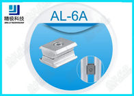 La tubería de aluminio del conector doble articula 6063-T5 el tipo plateado vida útil larga de AL-6A