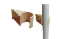 Colocaciones revestidas de la fontanería del plástico beige para el sistema del estante de tubo de DIY