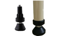 Colocaciones negras del estante de tubo del ajustador del tornillo para el sistema del tormento de tubo