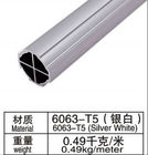 Tubos de aluminio del equipo logístico de AL-V 6063-T5 28m m