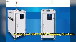 Transportador de PCB SMT con sistema HMI de color de control PLC y estructura de accionamiento acoplada patentada para limpieza de PCB de proceso SMT