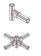 High Strength Aluminum Tubing Joint 90 Degree Elbow Connector Using Die Casting Technology