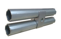 Estantes de tubo modulares de aluminio ligeros de las juntas del tubo y de tubo del aluminio