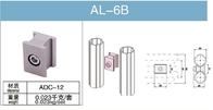 El tubo de aluminio de la vida útil larga articula el tipo plateado doble T5 AL-6B del conector 6063