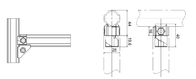 Colocación interna multifuncional AL-1-S-T de tubo ADC-12 de la mejora de aluminio de la colocación