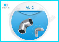 90 grados de tubería de aluminio articulan para 1.2m m 1.7m m 28m m de aluminio y ADC-12 plateado
