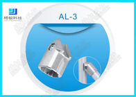 Los conectores de aluminio flexibles del tubo de 45 grados a presión plata de anodización del AL -3 de la fundición