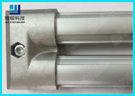 El conector de aluminio doble paralelo del tubo del acoplamiento del tubo pulió con chorro de arena AL-9