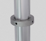 Los carpinteros de aluminio externos de plata de anodización del tubo AL_19 conectan dos tubos a presión fundición