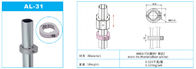 Instalaciones de tuberías de aluminio de la soldadura de la fundición a presión 6063-T5 AL-31 que anodizan