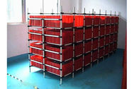 El estante de acero reciclable del almacenamiento viste las juntas de tubo del estante que conectan para el hogar