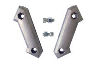 La tubería de aluminio bilateral de 45 grados articula el tratamiento Slivery de la oxidación anódica