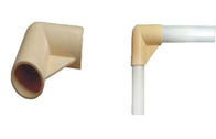 Artículo conectores plásticos del tubo del ABS de las juntas de tubo de 90 grados para trabajos de tipo medio