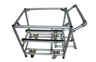 El aluminio ajustable monta el ODM/al OEM de la carretilla del camión de mano del estante del almacenamiento de la tubería de acero