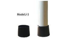 Casquillo de la parte inferior del tubo de tubo del estante de los PP compuestos revestidos plásticos de las colocaciones/del negro