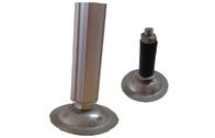 Plástico flexible de los PP + colocaciones/accesorios de acero del estante de tubo del tornillo