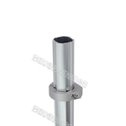 Tubos de comunicación blancos plateados comunes de aluminio fijos de tubo de la ronda para el banco de trabajo/el estante