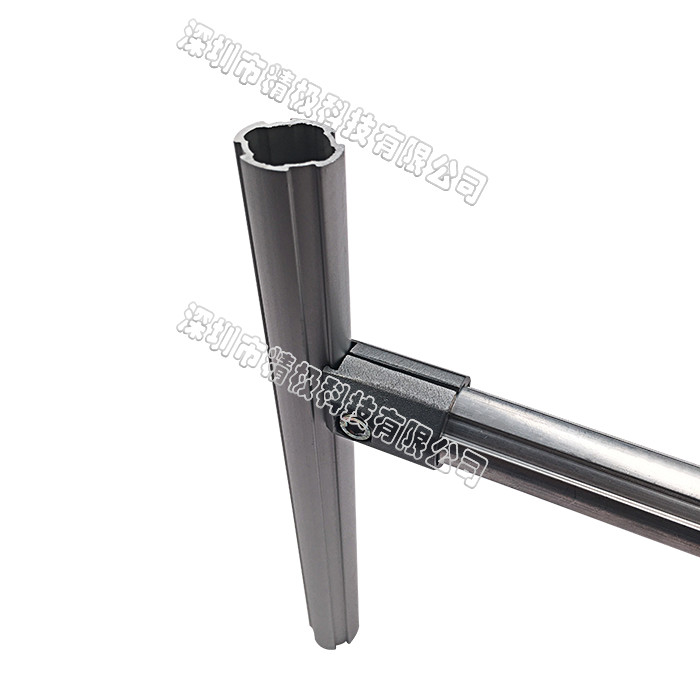 Sliver Color Aluminum Weld Pipe Fittings Al-19-1 Tee Type Outer Connector 19mm