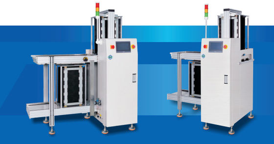 Máquina de transporte de PCB SMT automática con control PLC para PCB de 80x50-330x250mm Tamaño y caja de material de 355*320x565mm