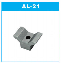 El ISO a presión el fundición de las juntas de tubo de aluminio blancas de plata AL-21