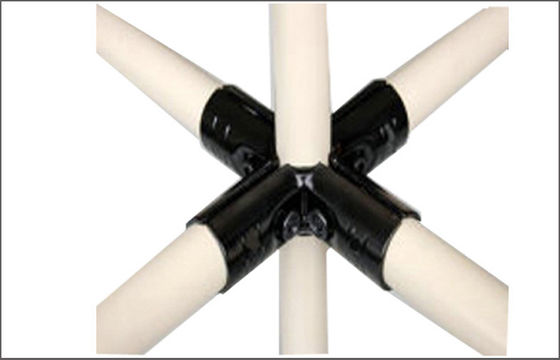 Colocaciones comunes del metal de la cruz compuesta del tubo para las líneas de montaje y los bancos de trabajo