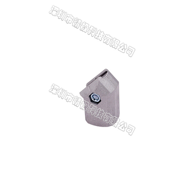 calidad ADC12 Racor de tubo de aluminio AL-3 Soporte de fijación externa de 45 grados fábrica